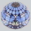 Purple blue pendant light Glass tiffany ceiling light Chandelier hanging lamp