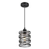 2 Pack industrial island lights black and ‎clear fixtures light glass and iron pendant lights