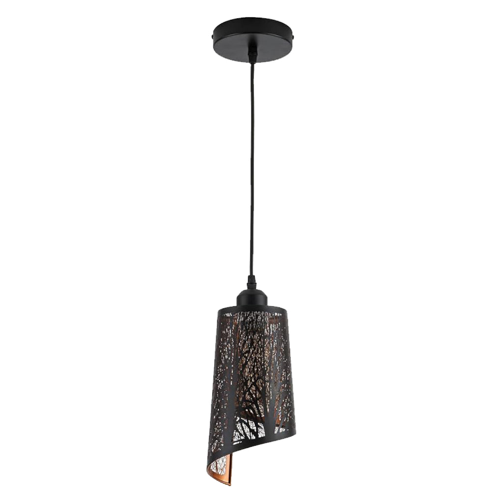 Industrial pendant lighting black hanging light metal island lights