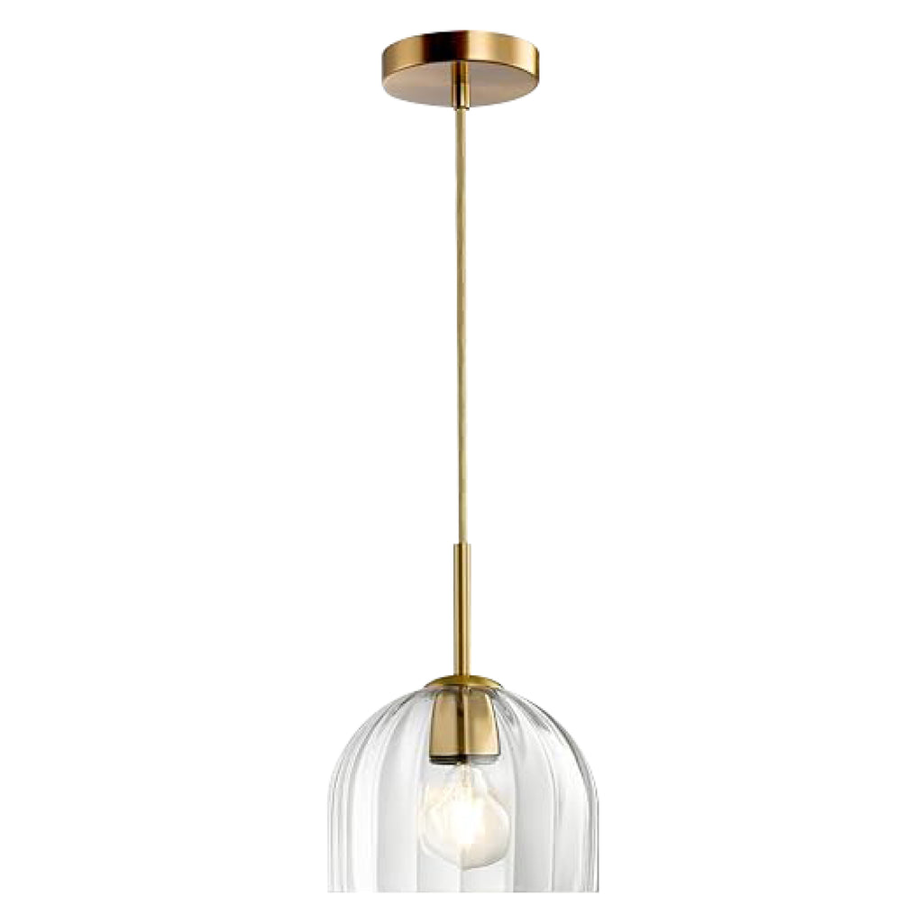 Industrial pendant lights gold hanging lighting glass kitchen light