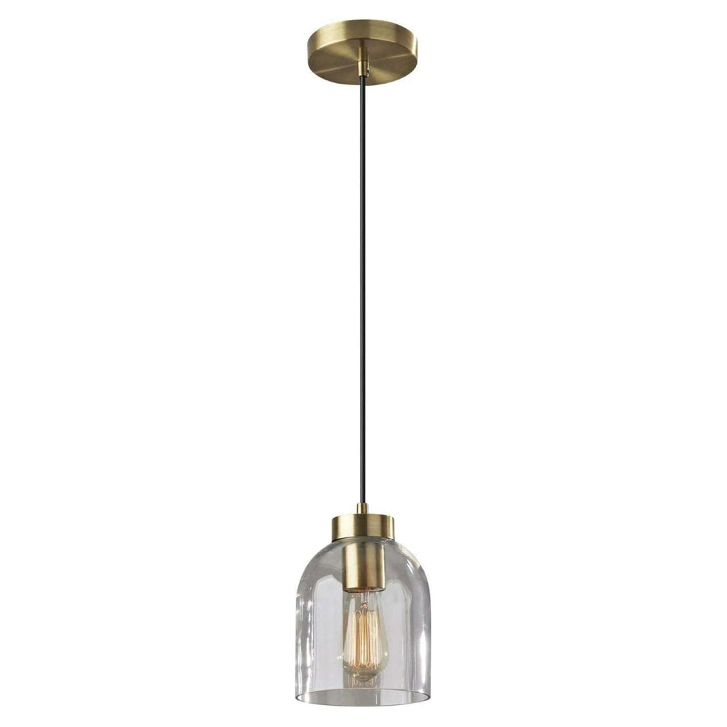 Antique finish ‎light bulb brass light fixture metal pendant light