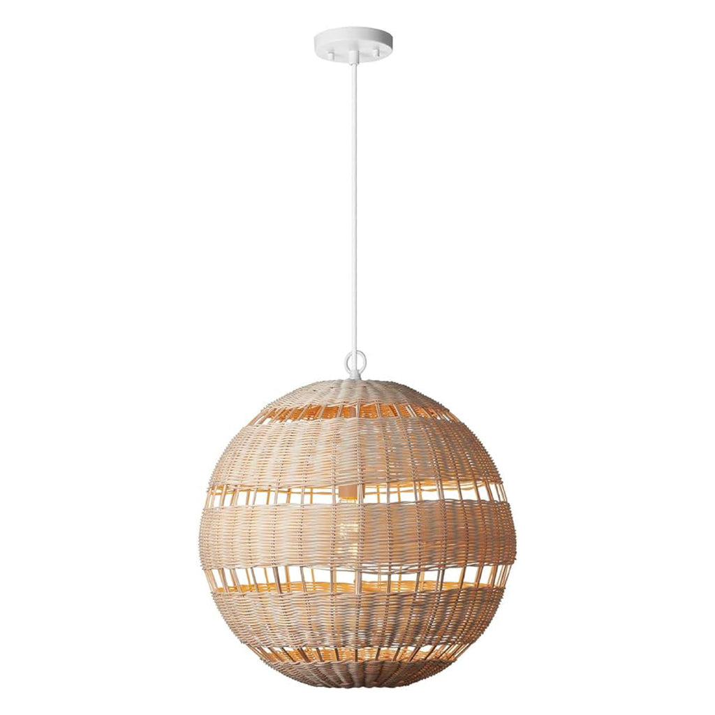 Globe pendant light woven hanging light metal globe light