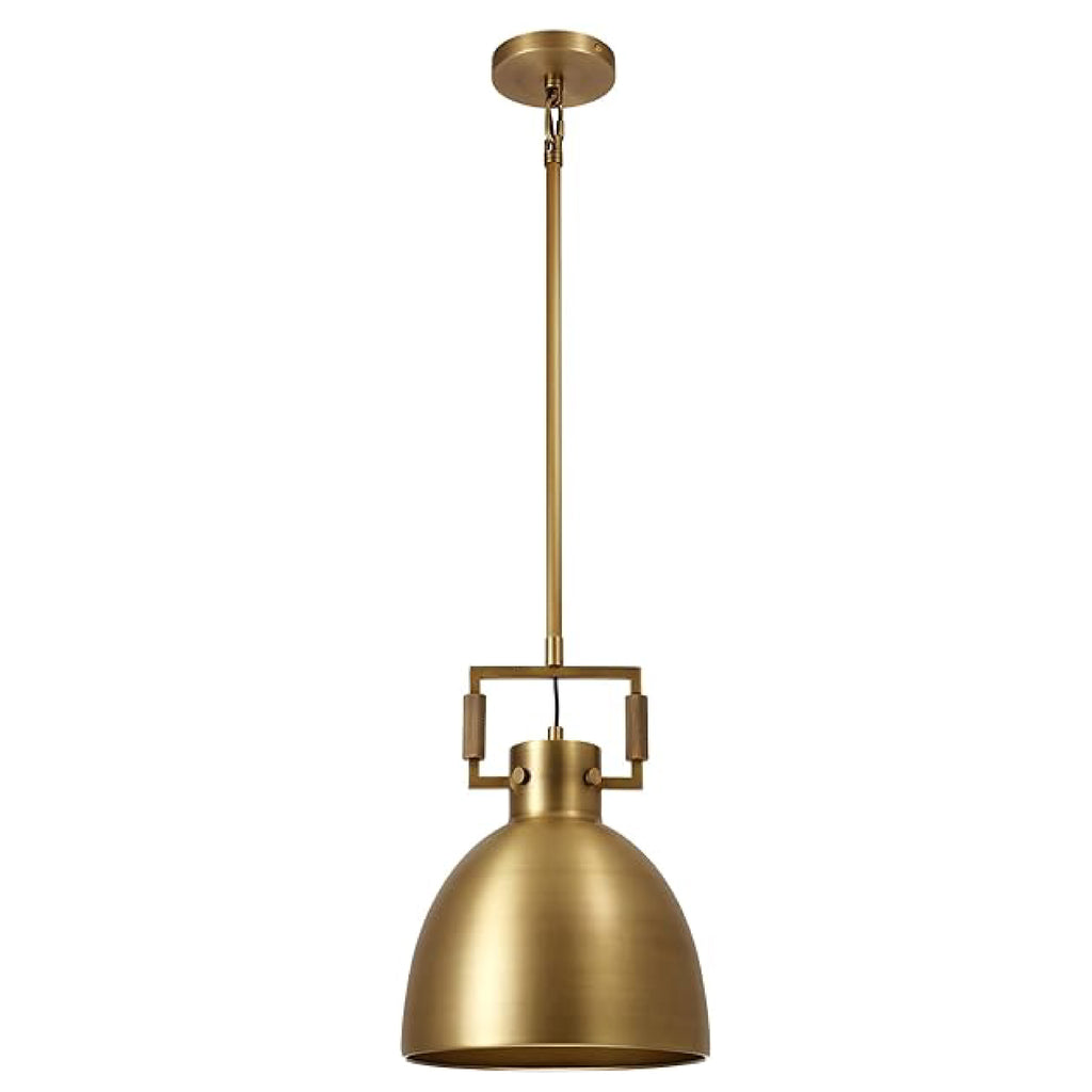 10" Industrial kitchen light golden pendant light brass fixtures light