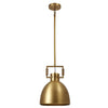 10" Industrial kitchen light golden pendant light brass fixtures light