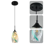 3 pack mini kitchen pendant light clear lamp fixtures glass island light