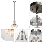 3 light hanging lights industrial hanging light glass pendant lights