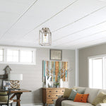 1 Light contemporary light fixture ‎silver kitchen light glass and nickel ceiling lighting