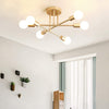 6 light sputnik ceiling chandelier modern ceiling lamp fixture