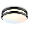 LED Flush Mount Ceiling Light Fixture Black Modern light Fixture