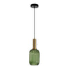 Modern green pendant light fixtures island striped pendant lamp