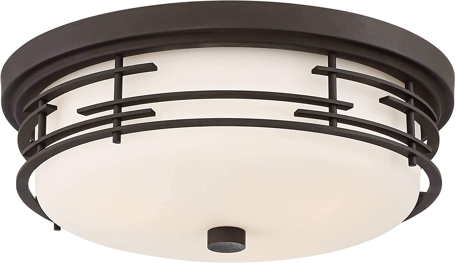 Bronze modern ceiling light flush mount lighting white glass ceiling lamp